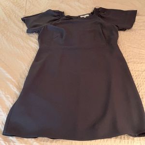 Loft plus size 16 Gray swing dress